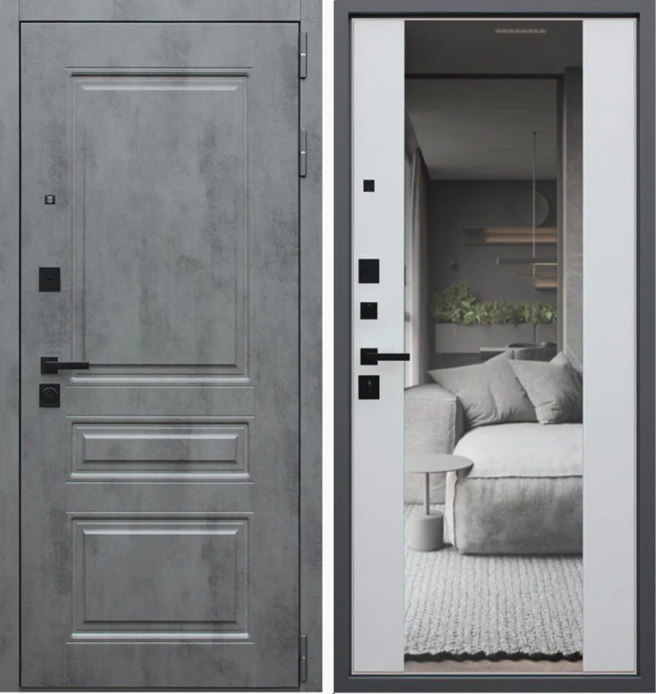 Дверь Лира с зеркалом DIS006688